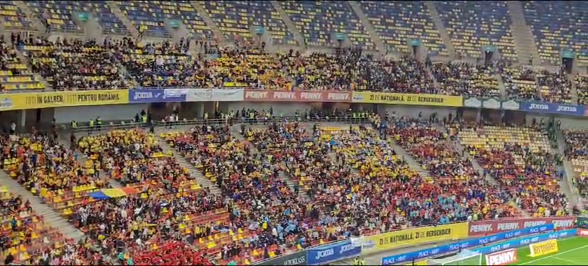 Copiii au încins atmosfera pe Arena Națională și au intonat din toți plămânii imnul României!_10