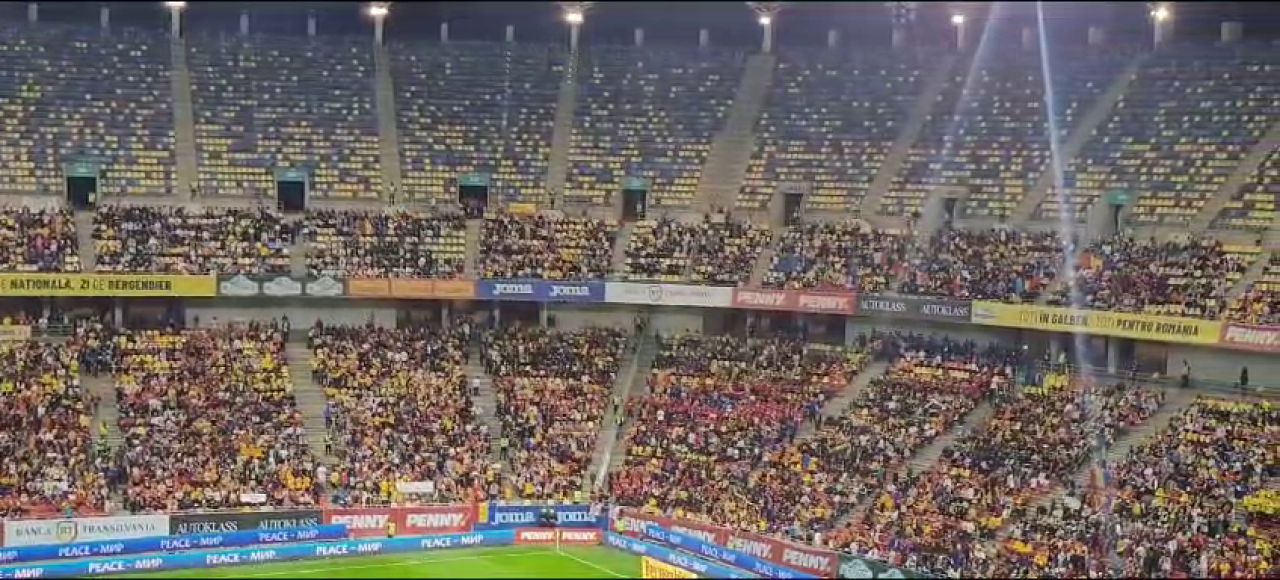 Copiii au încins atmosfera pe Arena Națională și au intonat din toți plămânii imnul României!_57