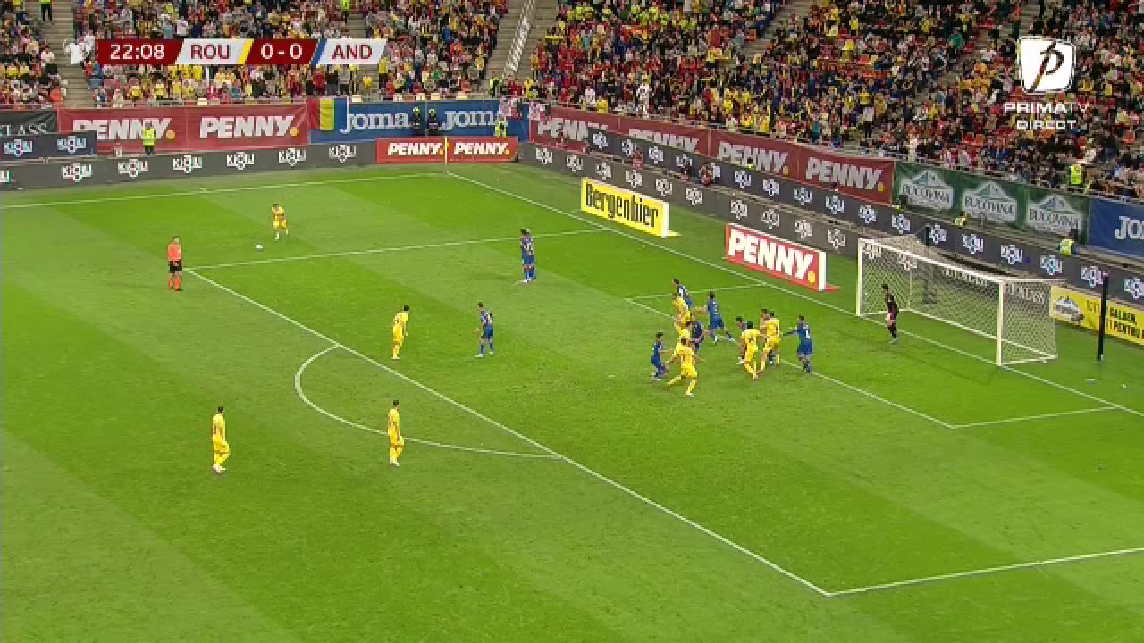 Ca David Beckham în vremurile bune! Nicolae Stanciu a înscris un gol senzațional din lovitură liberă în România - Andorra_3
