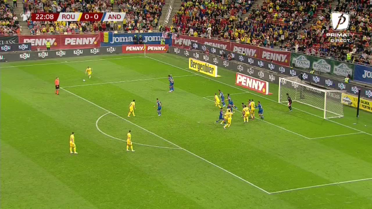 Ca David Beckham în vremurile bune! Nicolae Stanciu a înscris un gol senzațional din lovitură liberă în România - Andorra_4