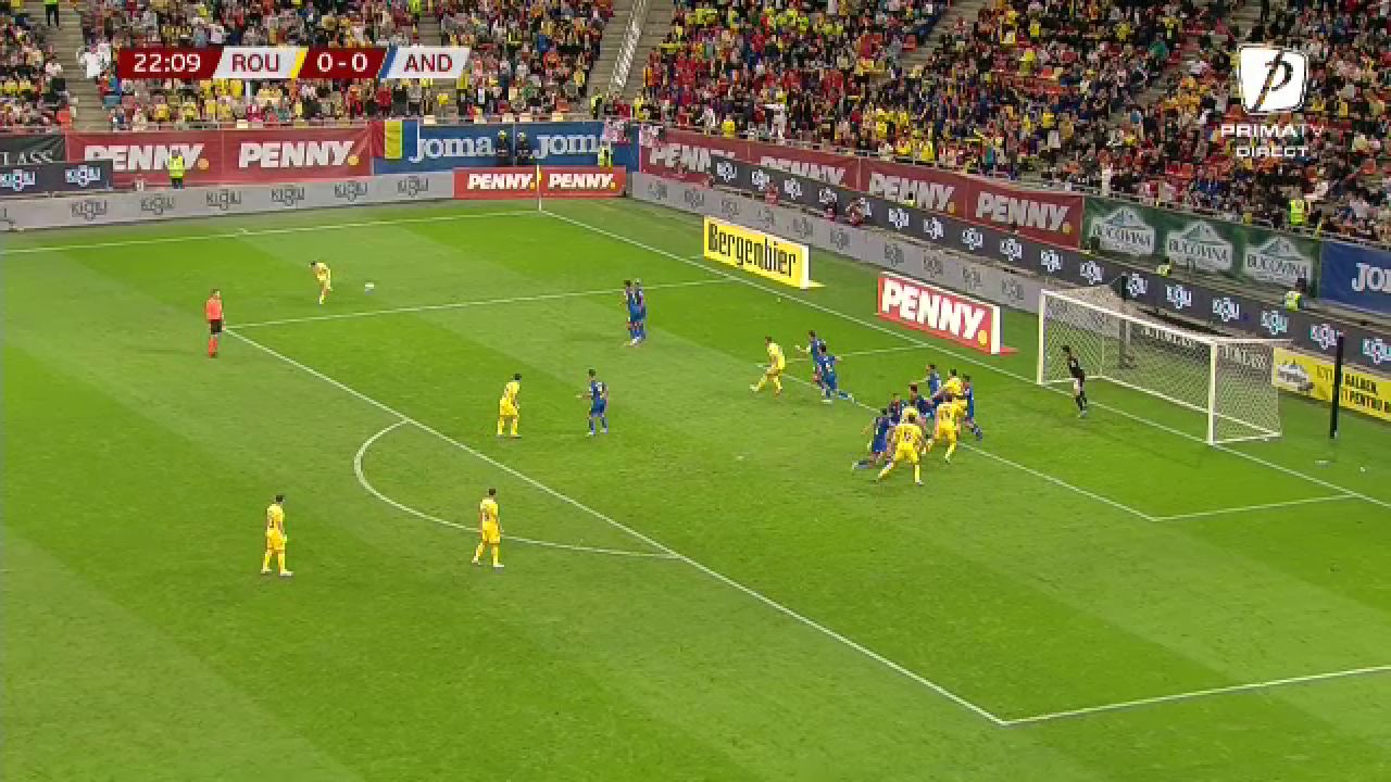 Ca David Beckham în vremurile bune! Nicolae Stanciu a înscris un gol senzațional din lovitură liberă în România - Andorra_6