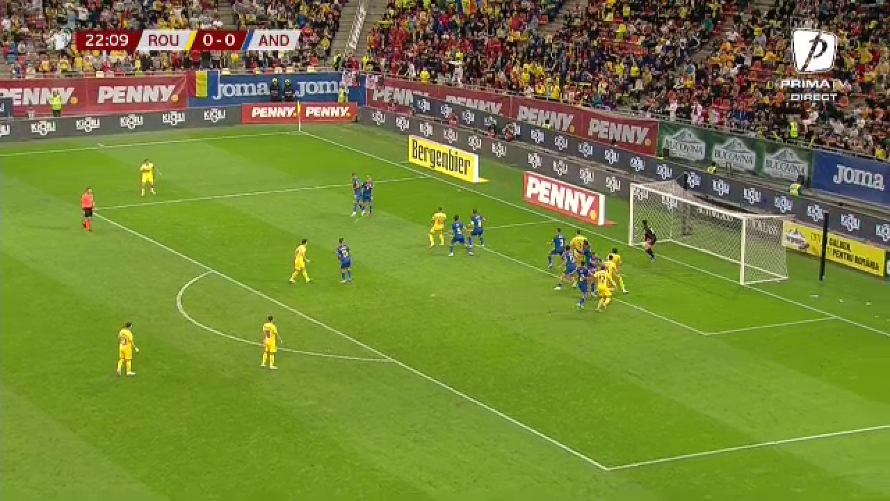 Ca David Beckham în vremurile bune! Nicolae Stanciu a înscris un gol senzațional din lovitură liberă în România - Andorra_9