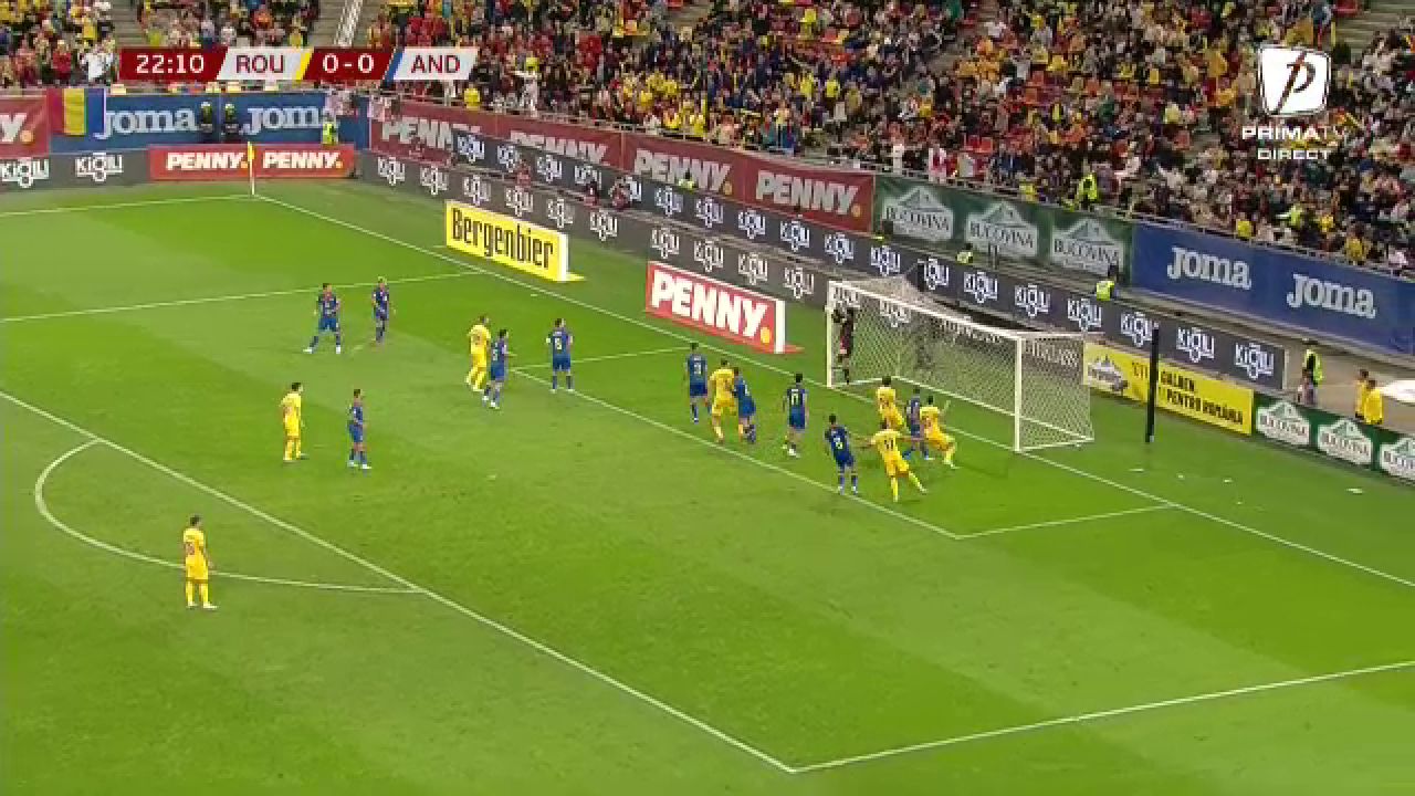 Ca David Beckham în vremurile bune! Nicolae Stanciu a înscris un gol senzațional din lovitură liberă în România - Andorra_13