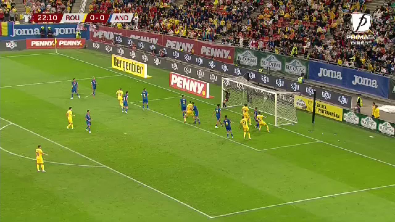 Ca David Beckham în vremurile bune! Nicolae Stanciu a înscris un gol senzațional din lovitură liberă în România - Andorra_14