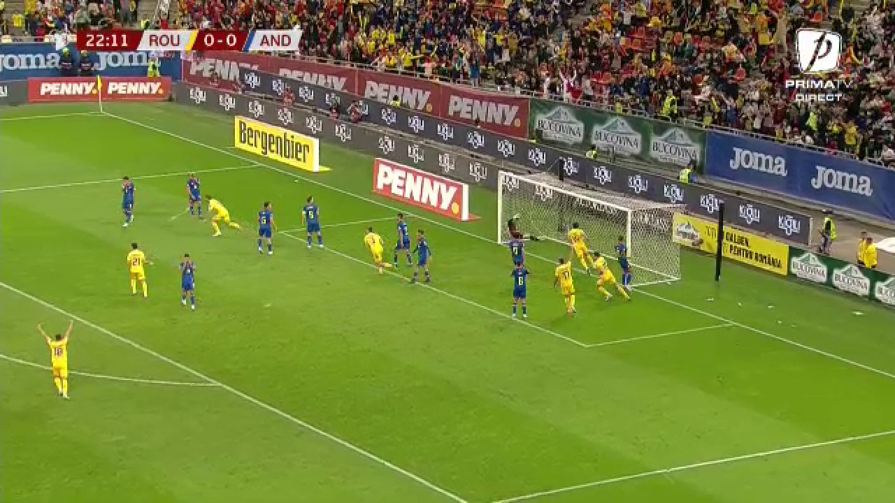 Ca David Beckham în vremurile bune! Nicolae Stanciu a înscris un gol senzațional din lovitură liberă în România - Andorra_17
