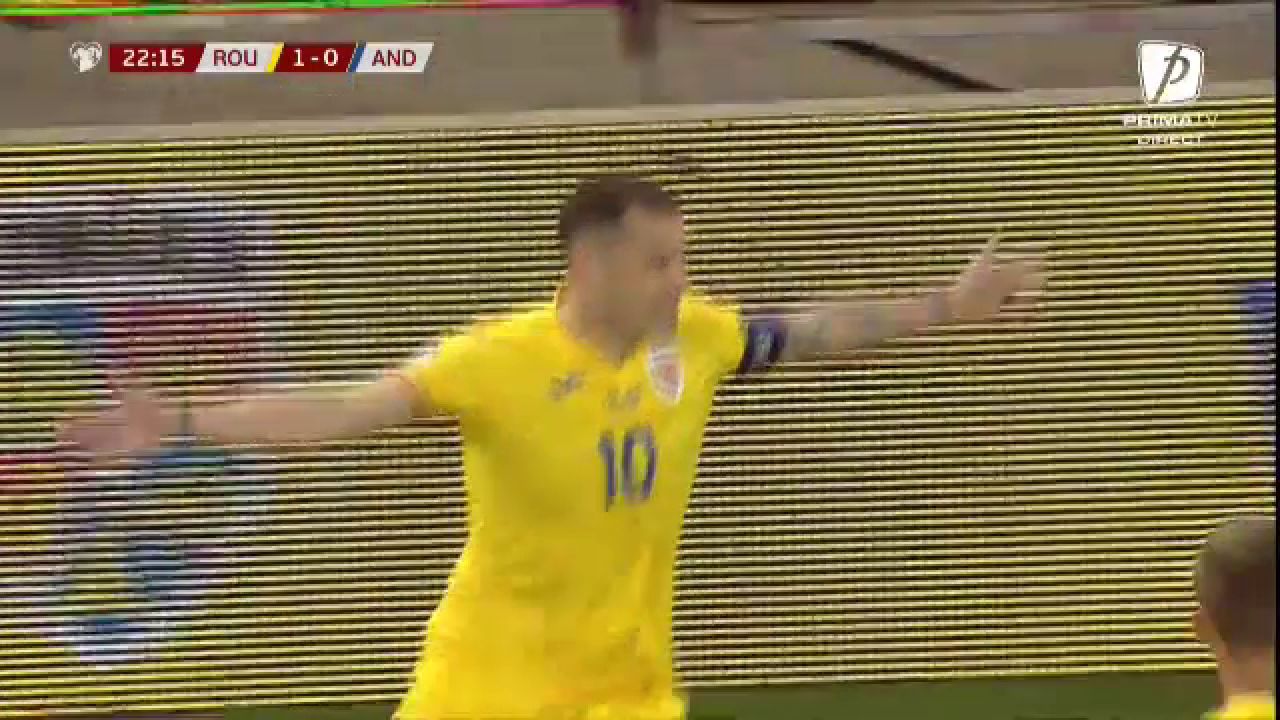 Ca David Beckham în vremurile bune! Nicolae Stanciu a înscris un gol senzațional din lovitură liberă în România - Andorra_1