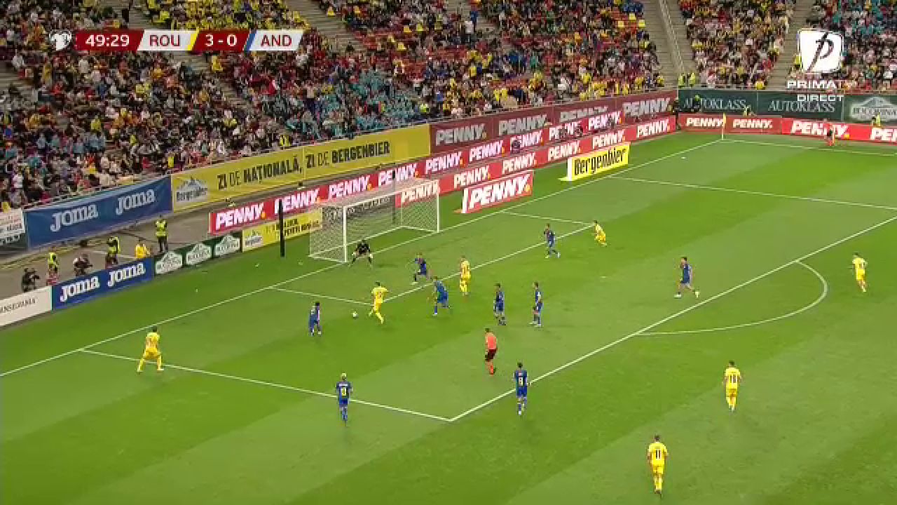 Florinel Coman a rupt plasa în România - Andorra și a înscris primul său gol la națională_7
