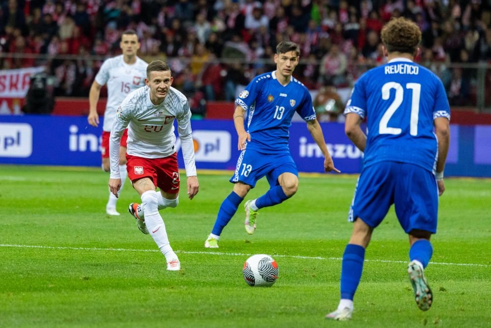 Moldova, cu 5 jucători din România pe teren, e marea surpriză din preliminarii și speră la EURO! Un nou rezultat uriaș contra Poloniei_3