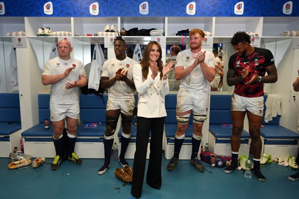 Cupa Mondială de rugby 2023 | Suporter de lux pentru reprezentativa Angliei. Ce a făcut Kate Middleton după victoria din sferturi_8