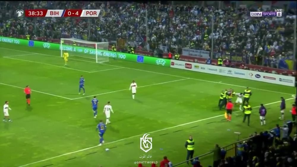 Cristiano Ronaldo, accidentat după ce un fan a intrat pe teren la meciul Bosnia - Portugalia_3