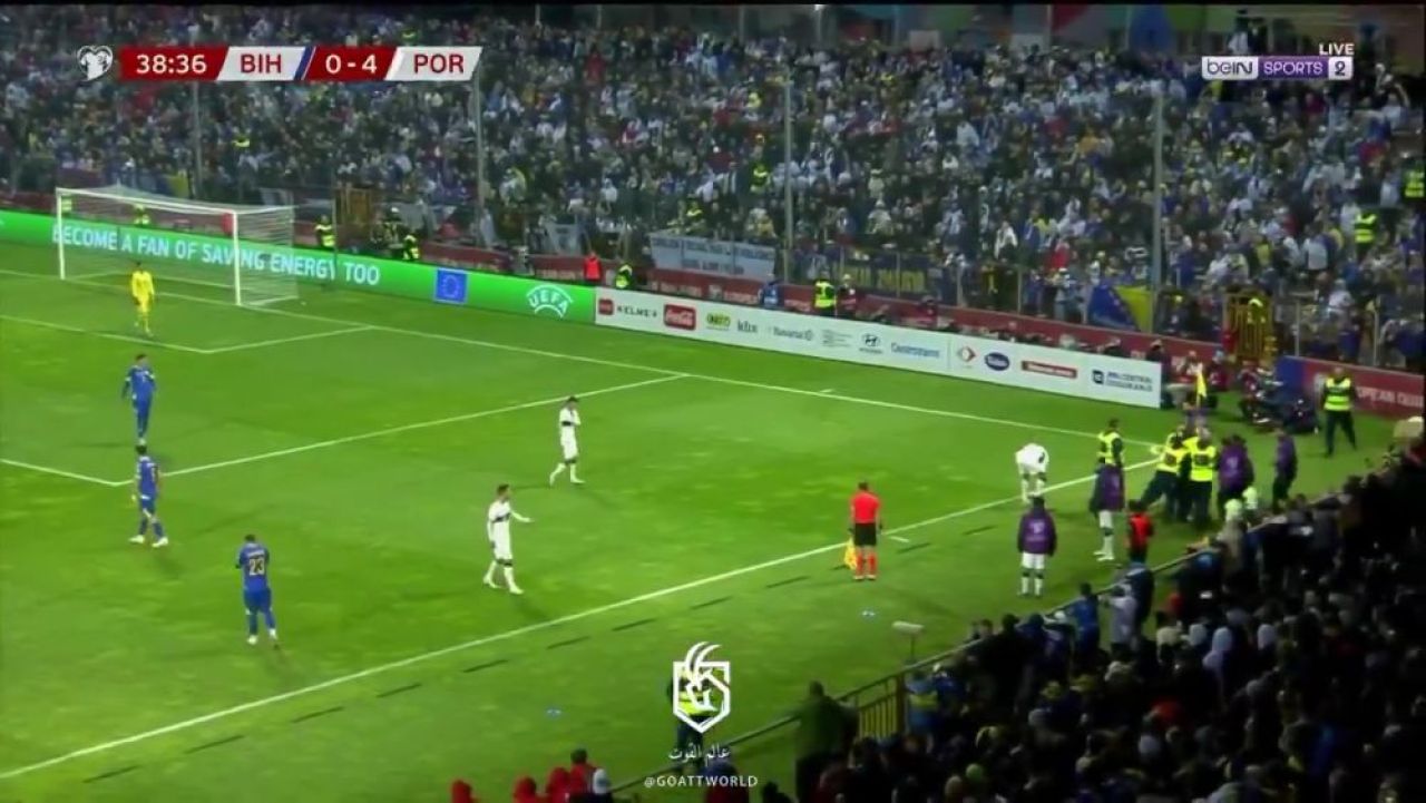 Cristiano Ronaldo, accidentat după ce un fan a intrat pe teren la meciul Bosnia - Portugalia_7