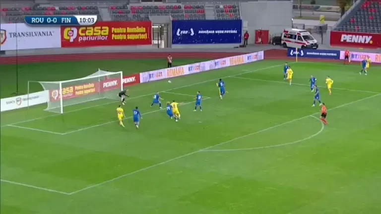 Octavian Popescu, ratare uriașă &icirc;n Rom&acirc;nia U21 - Finlanda U21 (17/10/2023)