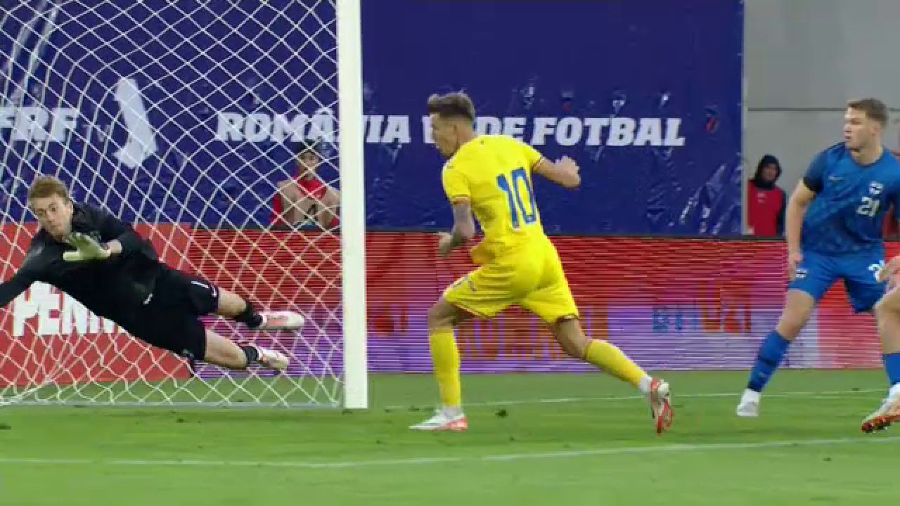 Gigi, nu te uita! Tavi Popescu a ratat incredibil în România U21 - Finlanda U21 _7