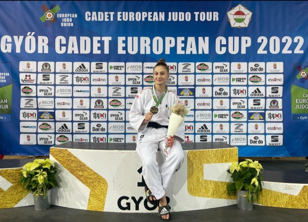 Vanessa Tolea, frumoasa din lotul României de judo.