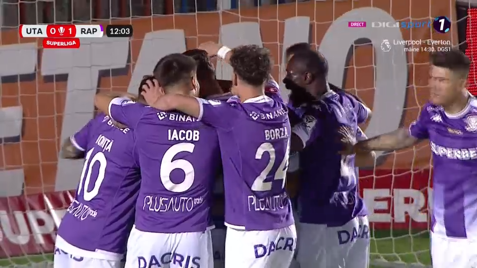 UTA Arad - Rapid 2-2 | Al patrulea egal consecutiv pentru gazde, giuleștenii pot pierde locul de pe podium_4