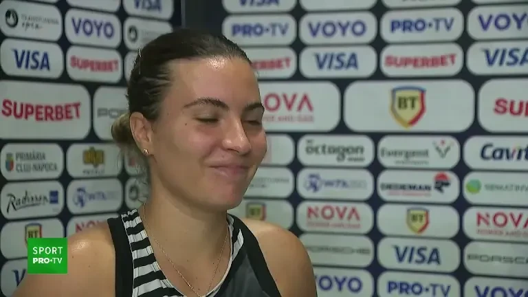 Declarațiile Gabrielei Ruse după calificarea &icirc;n finala de la Transylvania Open 2023