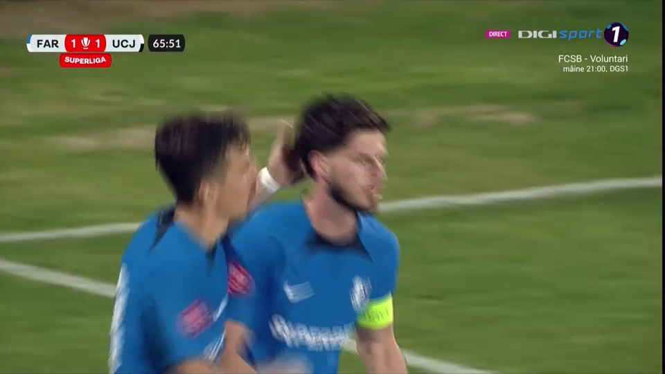 Farul Constanța - Universitate Cluj 1-1 | Gică Hagi și Ioan Ovidiu Sabău și-au &icirc;mpărțit punctele, la Ovidiu