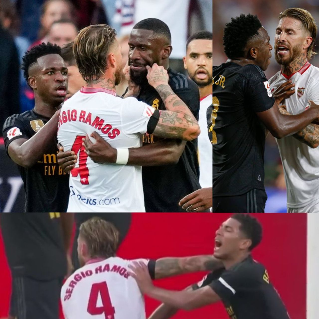 Ce s-a întâmplat imediat după Sevilla - Real între Sergio Ramos și Antonio Rudiger _3