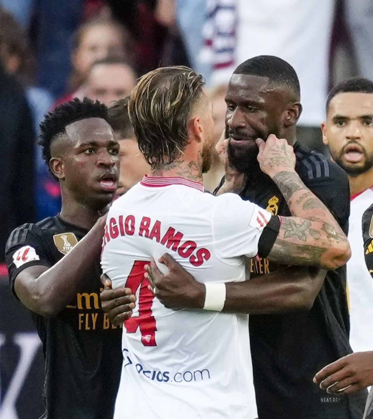 Ce s-a întâmplat imediat după Sevilla - Real între Sergio Ramos și Antonio Rudiger _8