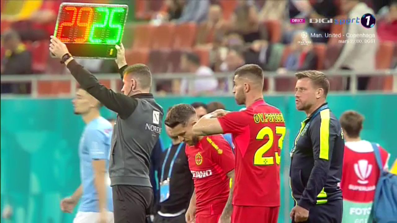 Dorin Rotariu, scos la pauză în FCSB - FC Voluntari! Cine a intrat în locul său_7