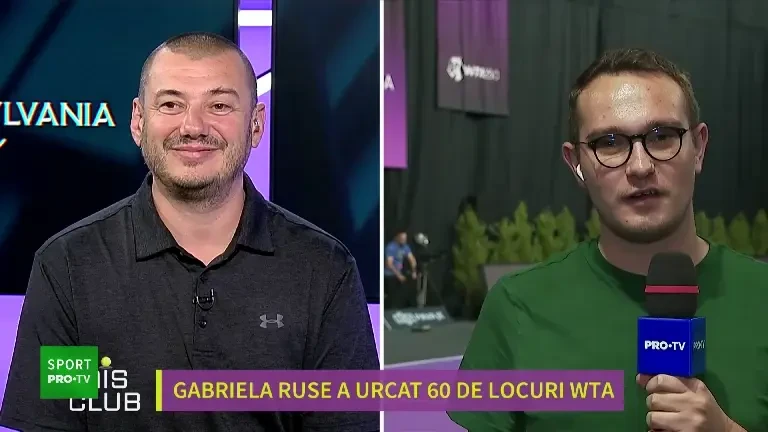 Vicecampioana Transylvania Open, Gabriela Ruse, în exclusivitate la Pro Arena
