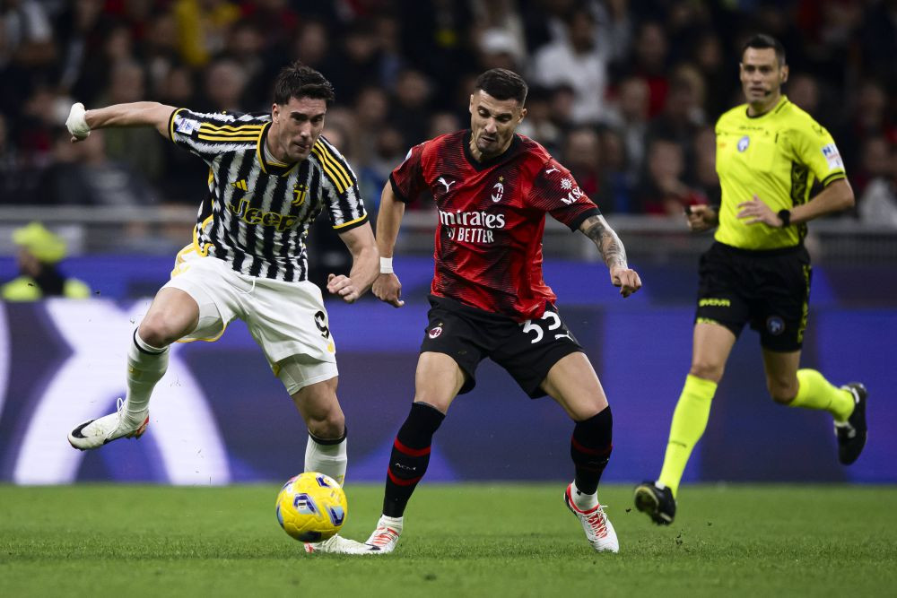 AC Milan pierde primul loc din Serie A! A fost &icirc;ngenuncheată pe teren propriu de Juventus Torino după patru victorii consecutive