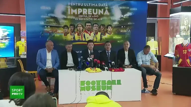 Generația de Aur și-a anunțat meciul de retragere (25.10.2023)