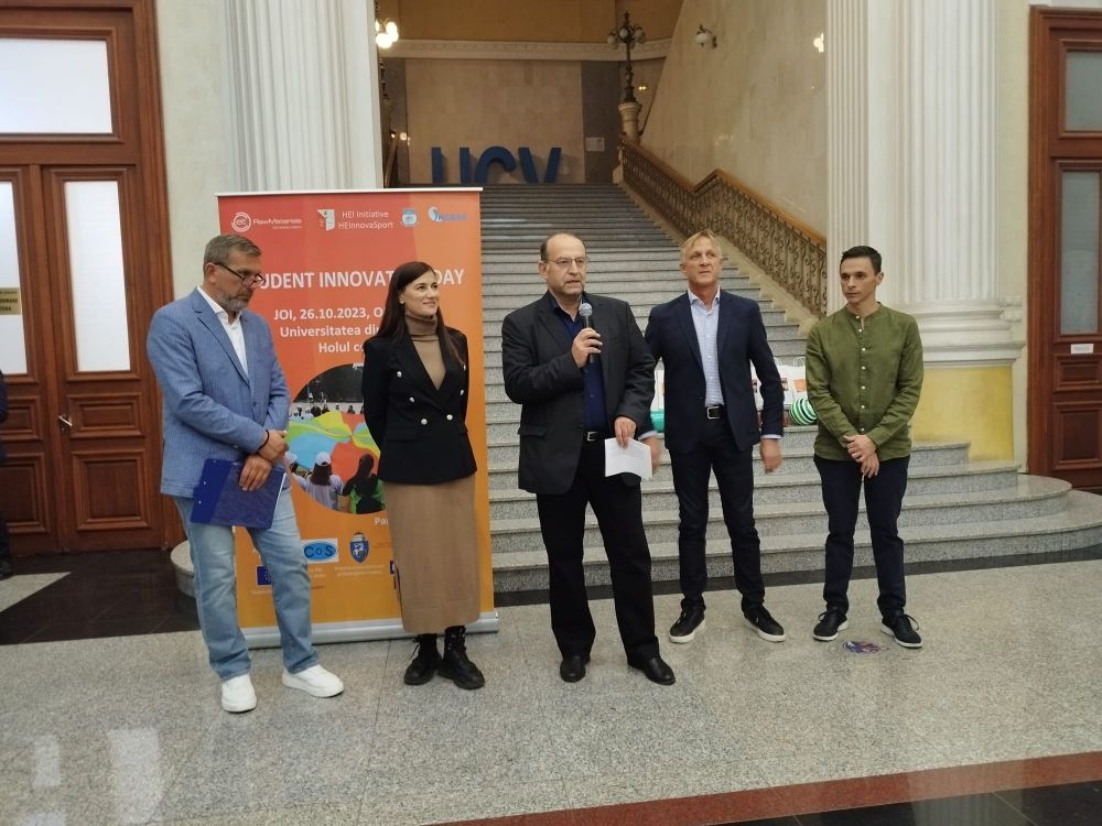 Student Innovation Day! Universitatea din Craiova a organizat un eveniment și l-a invitat pe Emil Săndoi.