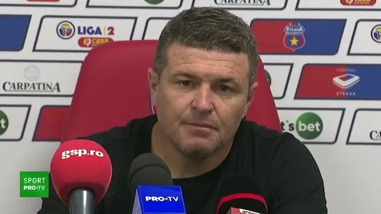 Daniel Oprița, după CSA - Ceahlăul (26/10/2023)