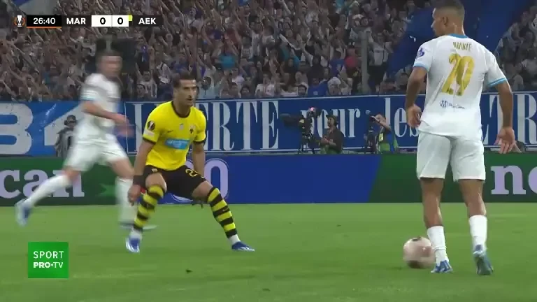 Olympique Marseille - AEK Atena 1-0 (Pro Arena & VOYO)