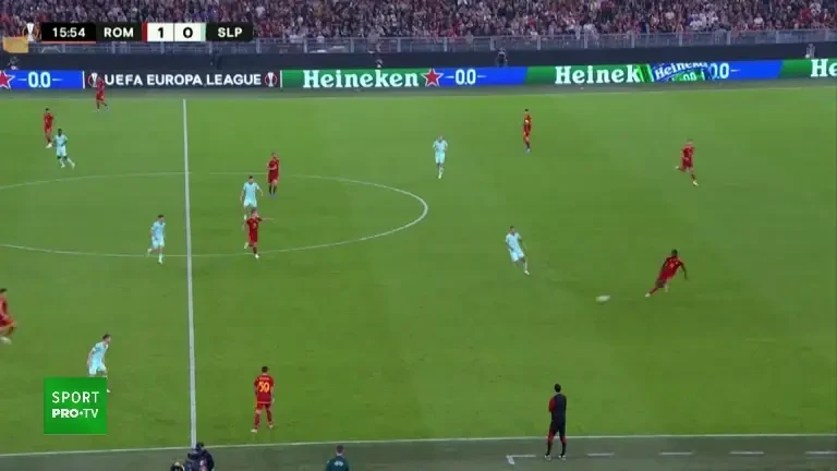 AS Roma - Slavia Praga 2-0 (VOYO, Europa League)