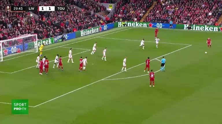 Liverpool - Toulouse 2-1 (Pro Arena și VOYO)