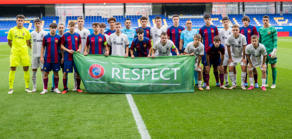 Un român, pe urmele lui Lamine Yamal și Marc Guiu! La 16 ani, Leo Saca a debutat pentru FC Barcelona în UEFA Youth League_4