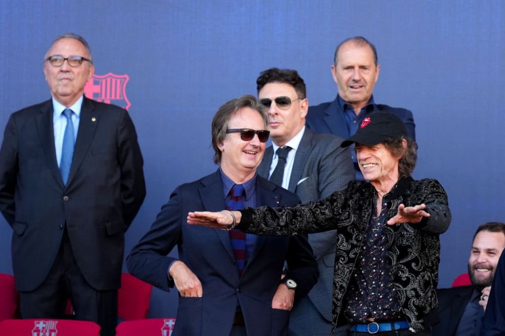 Clasicii la El Clasico! Moment spectaculos cu The Rolling Stones în prim plan înainte de Barca - Real _7