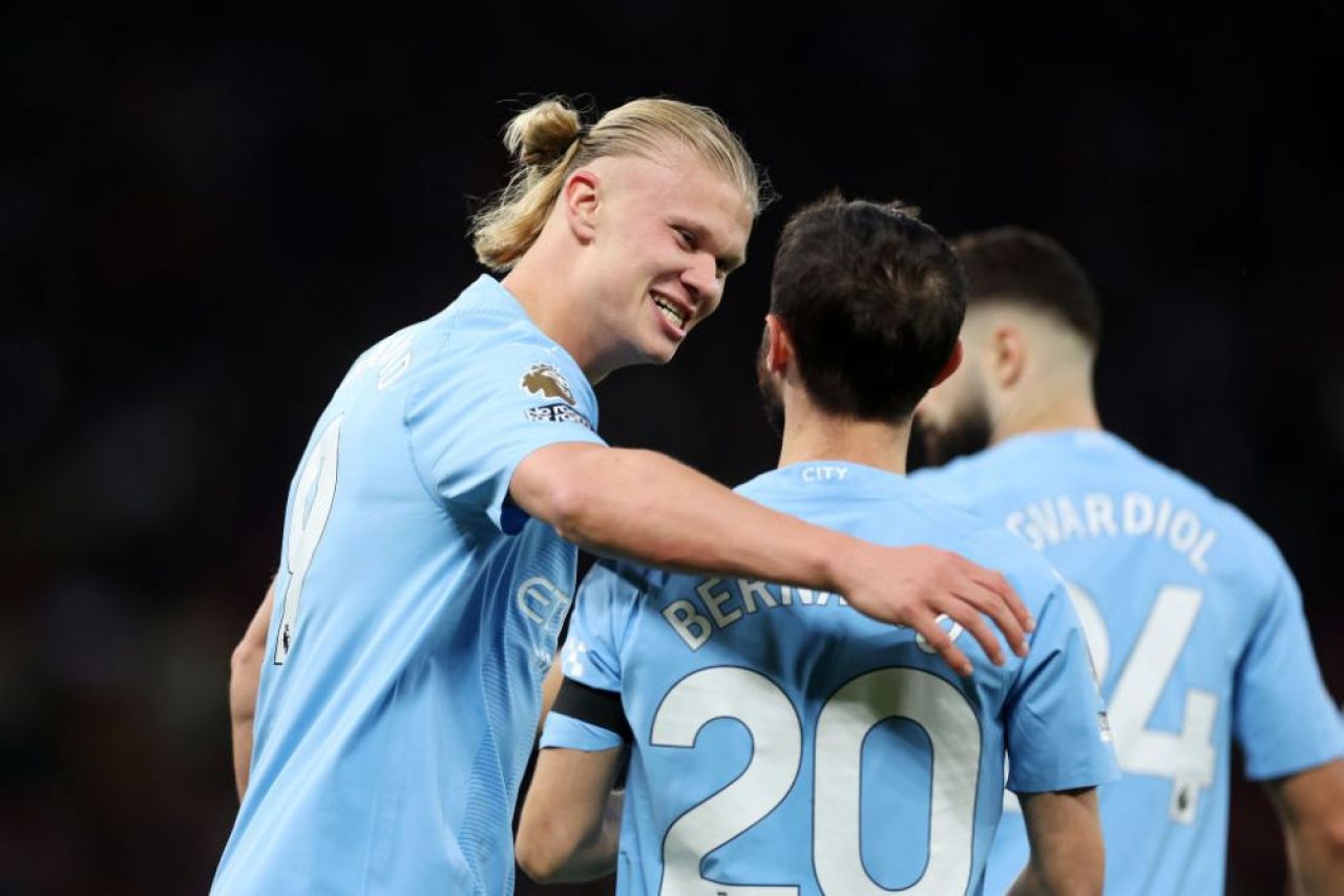 Erling Haaland și Phil Foden, show în derby-ul din Manchester! City s-a distrat cu rivala United_4