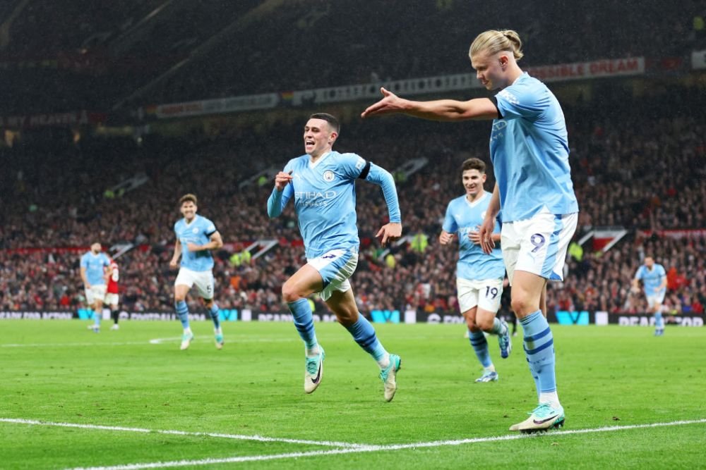 Erling Haaland și Phil Foden, show în derby-ul din Manchester! City s-a distrat cu rivala United_5
