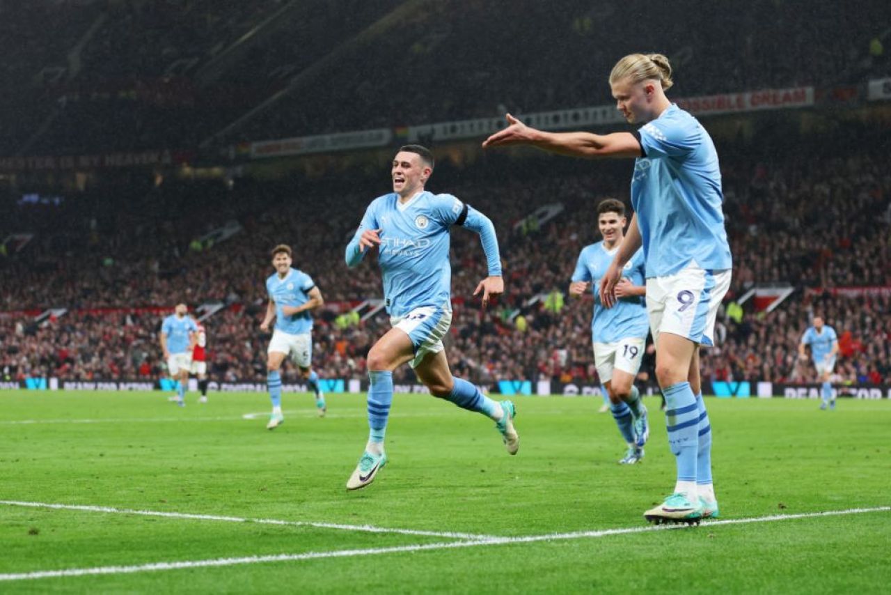 Erling Haaland și Phil Foden, show în derby-ul din Manchester! City s-a distrat cu rivala United_1