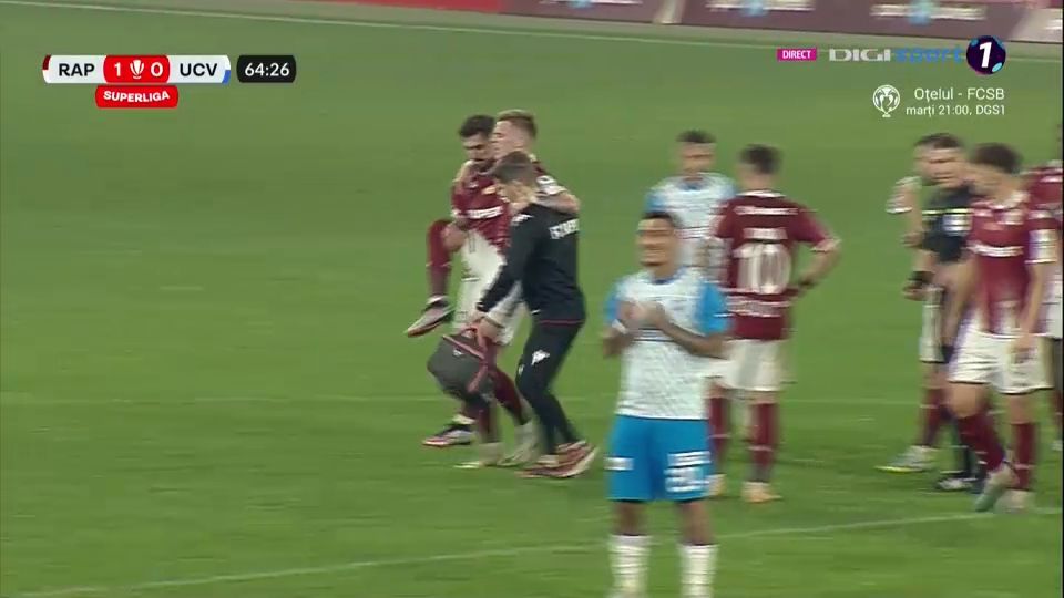 Pierdere importantă pentru Cristiano Bergodi! După accidentarea lui Rrahmani, giuleștenii au mai pierdut un titular_4