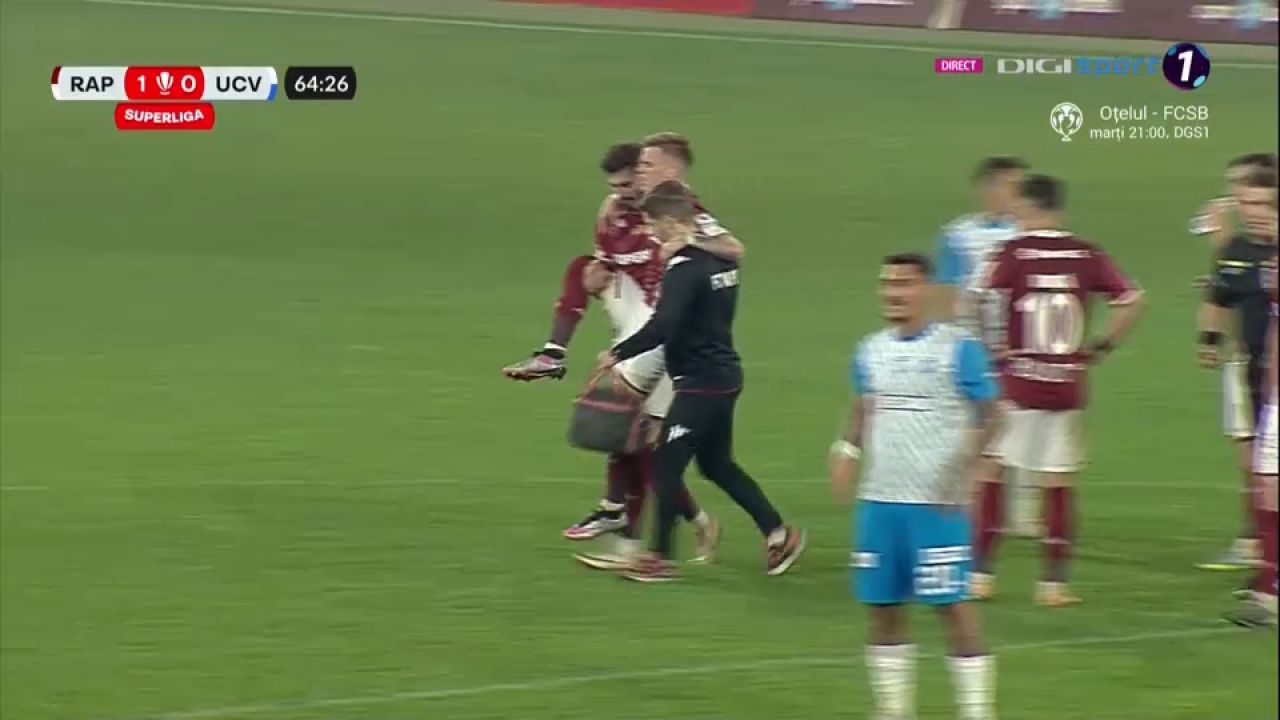 Pierdere importantă pentru Cristiano Bergodi! După accidentarea lui Rrahmani, giuleștenii au mai pierdut un titular_5