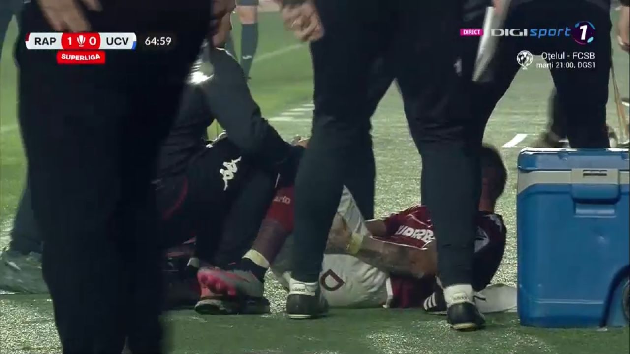 Pierdere importantă pentru Cristiano Bergodi! După accidentarea lui Rrahmani, giuleștenii au mai pierdut un titular_6