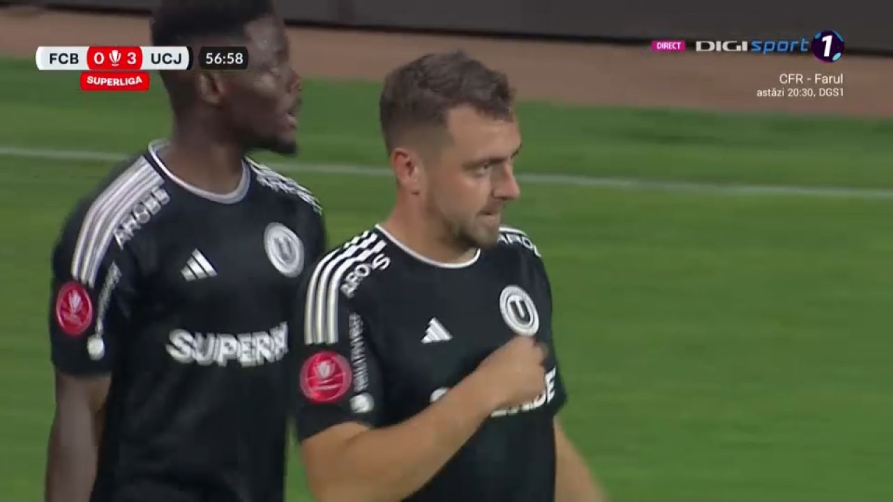 FC Botoșani - U Cluj 0-3 | Victorie fără emoții pentru ardeleni, gazdele rămân fără victorie în campionat_1
