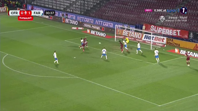 CFR Cluj - Farul Constanța 3-1 | Campioana, victimă în Gruia. Ardelenii s-au 
