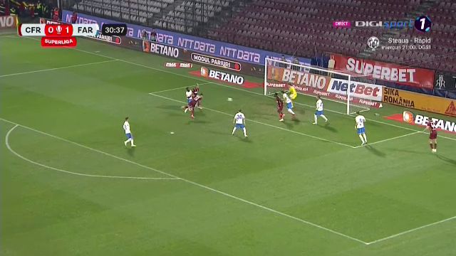 CFR Cluj - Farul Constanța 3-1 | Campioana, victimă în Gruia. Ardelenii s-au