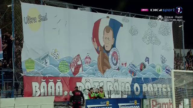 Scenografie inedită pregătită de gălățeni pentru Dorinel Munteanu, la Oțelul - FCSB_46