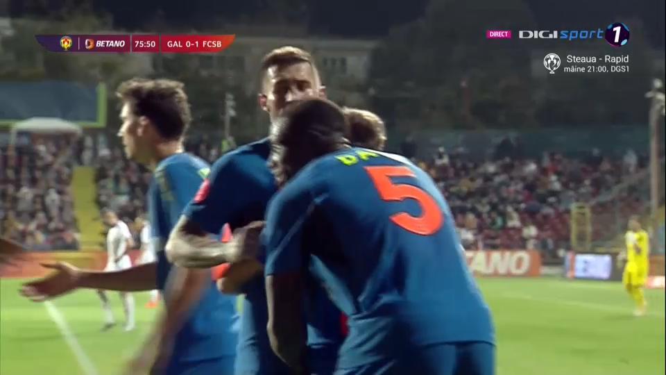 Oțelul - FCSB 1-1 | Al doilea meci consecutiv în care vicecampioana este egalată în prelungiri_5