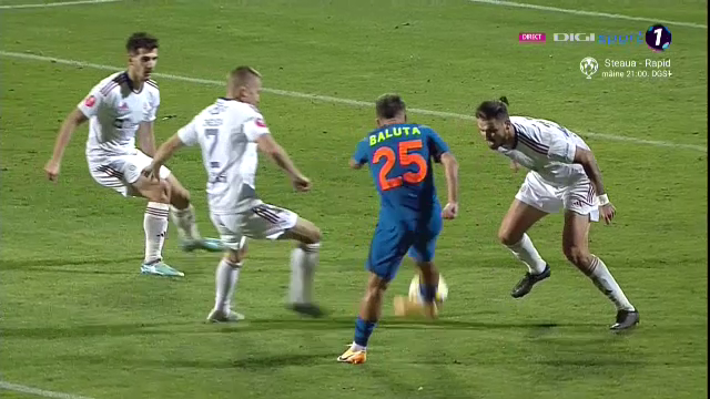 Alexandru Băluță, gol de generic &icirc;n Oțelul - FCSB! Cum a &icirc;nscris winger-ul vicecampioanei