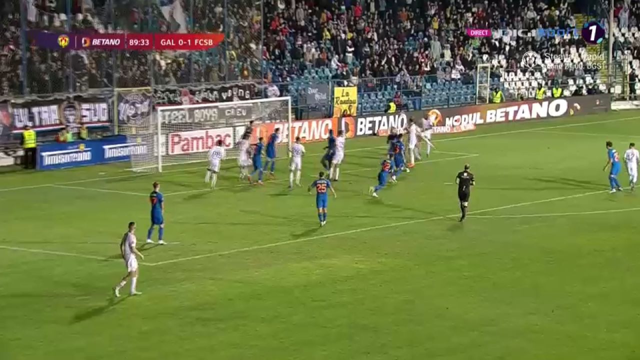 Oțelul - FCSB 1-1 | Al doilea meci consecutiv în care vicecampioana este egalată în prelungiri_6