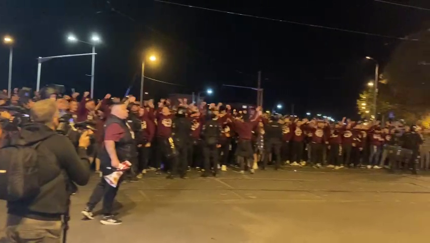 Suporterii Rapidului s-au strâns în Ghencea! Atmosferă nebună înainte de meciul cu CSA Steaua_2