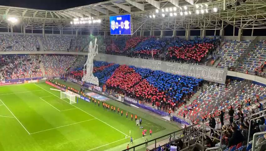 Scenografie inedită pregătită de galeria CSA Steaua la meciul cu Rapid_7