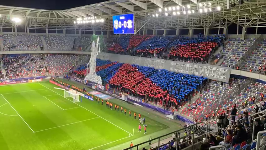 Scenografie inedită pregătită de galeria CSA Steaua la meciul cu Rapid_15